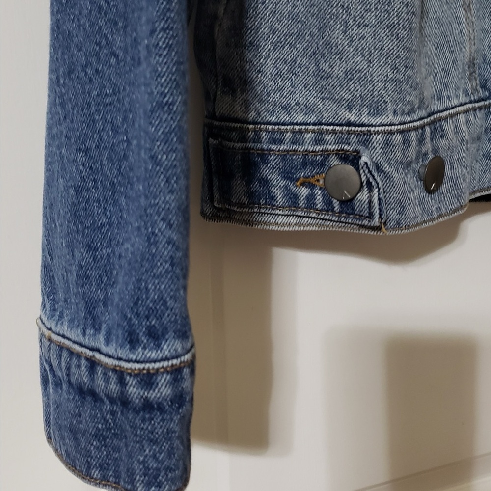 NWT Men's Two Tone Denim Jacket Size Large - Picture 9 of 9